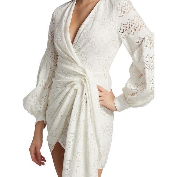 Acler Ivory Lace Long Sleeve Dress - Picture 13 of 15